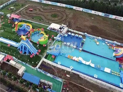 China Barry Successful Case Inflatable Play Center For Kids BY-AWP-121